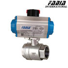1/4 Inch  1 Inch Pneumatic High Pressure Two Piece Ball Valve With Internal Teeth